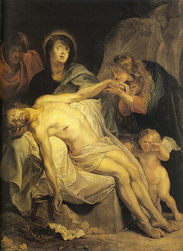 Dyck, Anthony van The Lamentation France oil painting art